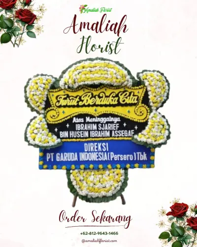 Papan Bunga Duka di Malasari