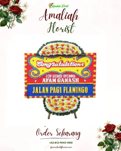 Bunga Papan Congratulation di Malasari